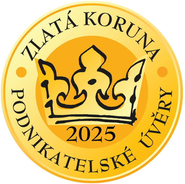 Zlatá koruna 2025 - Podnikatelské úvěry - 1. místo